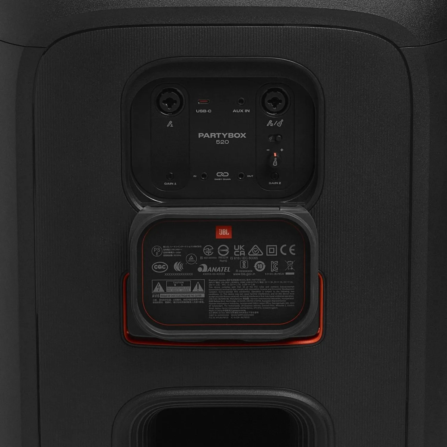 Акустическая система JBL Partybox 520 (JBLPARTYBOX520EU) - фото 3