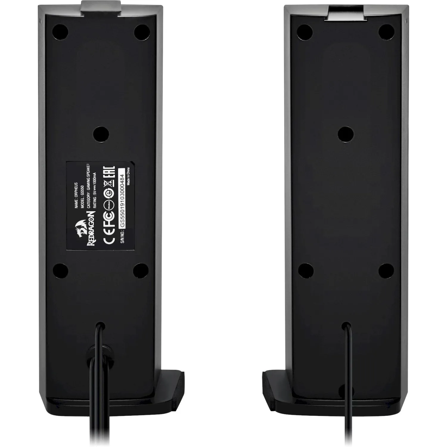 Акустическая система Redragon  Orpheus (77601) черный, 6Вт пит.USB - фото 2