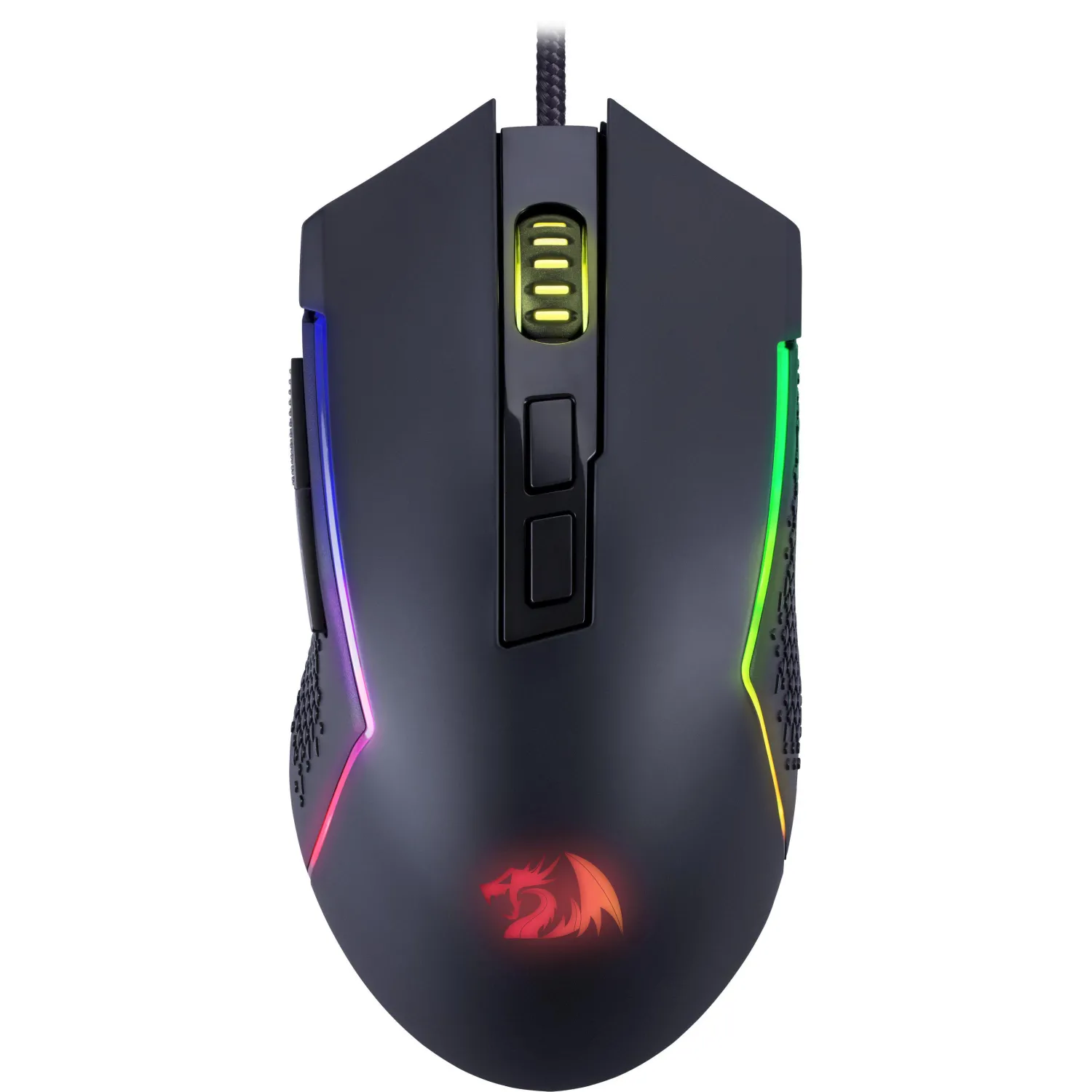 Мышь компьютерная Redragon Trident Lite (72018)игр. черн,RGB,7кн,8000dpi - фото 2