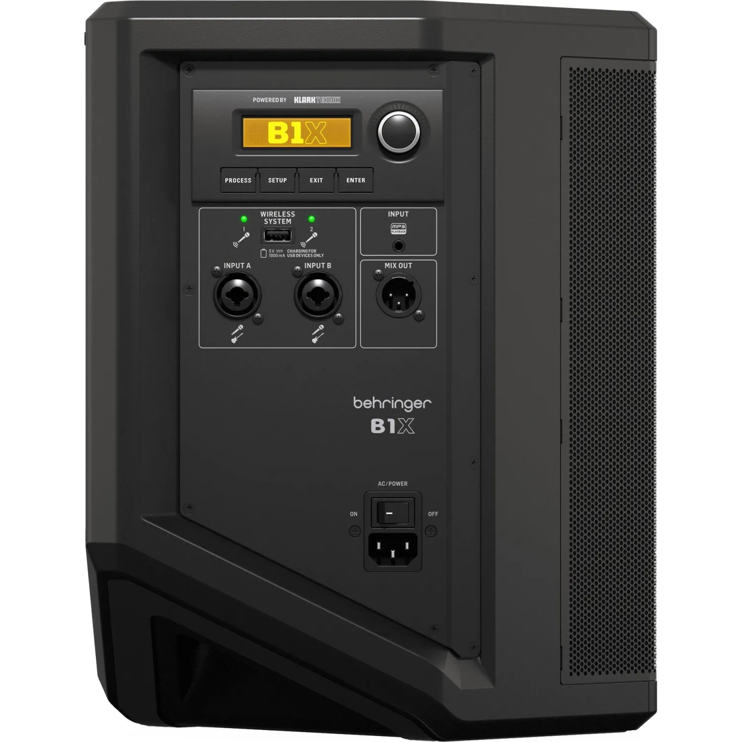 Акустическая система Behringer B1X, 250Вт, аккум, микшер, Bluetooth - фото 3