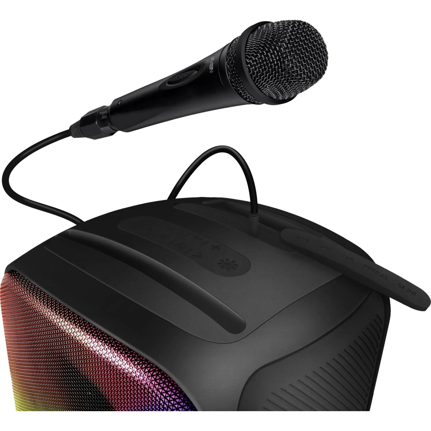 Акустическая система Sven PS-555, черный, 65Вт, BT/USB/microSD, пульт,аккум - фото 6