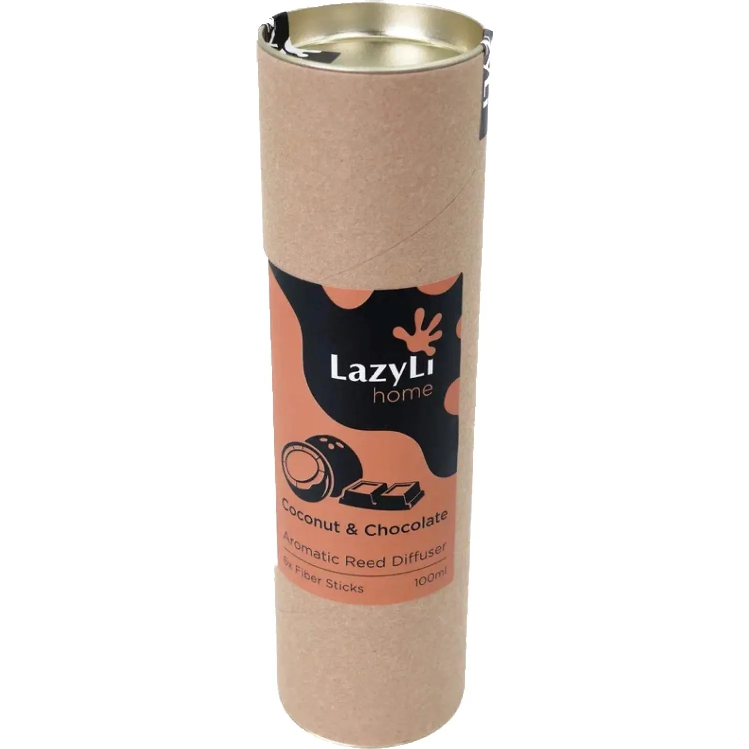 Аромадиффузор LazyLi Coconut&Chocolate 100мл тубус, TSRD00154978 - фото 5