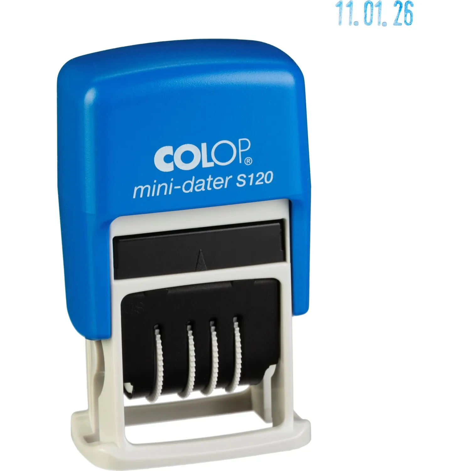Датер автоматический Colop Мини S120/SD шрифт 3,8 мм с сокр.датой цифр - фото 1