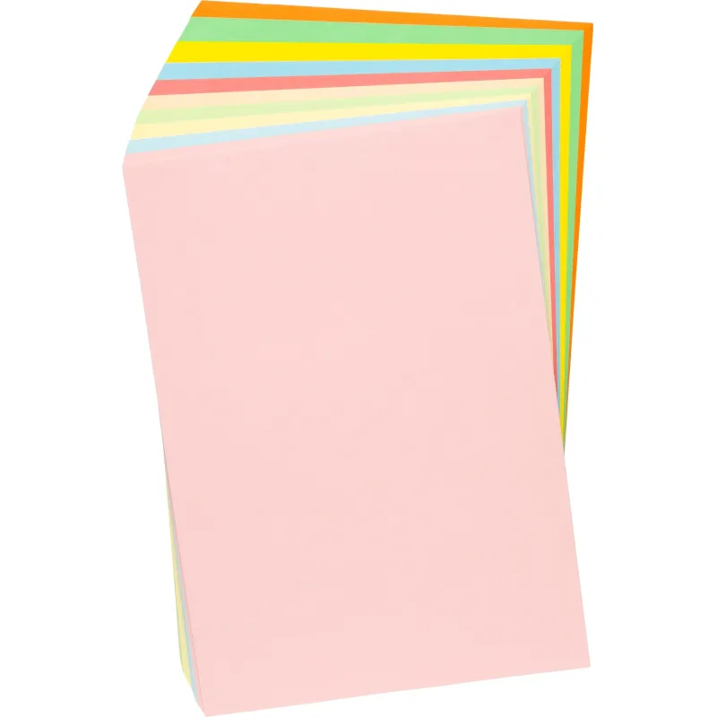 Бумага цветная Attache Multicolor А4,80г(10цв.интенсив,пастель по 20л)200л - фото 3