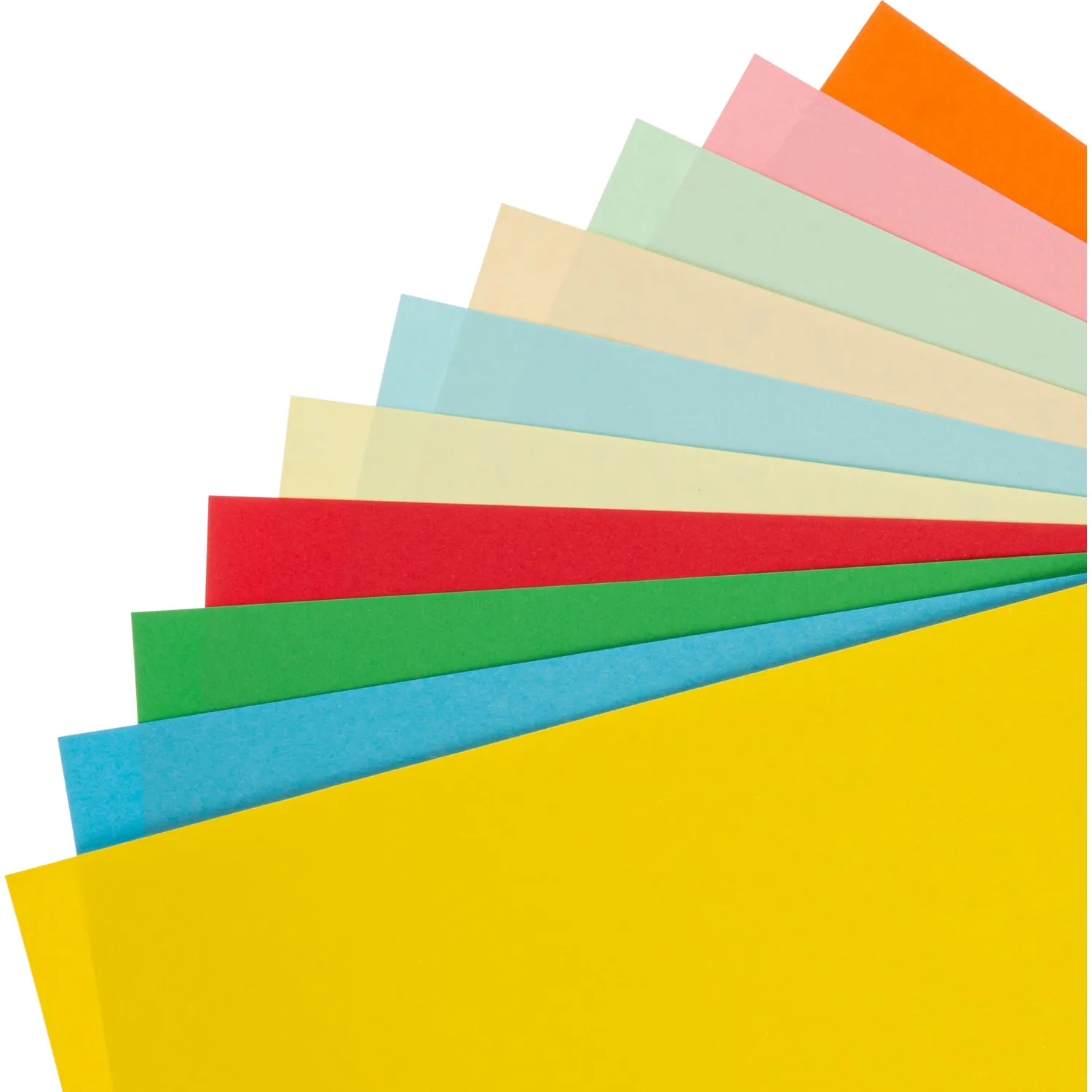 Бумага цветная Attache Multicolor А4,80г(10цв.интенсив,пастель по 10л)100л - фото 3