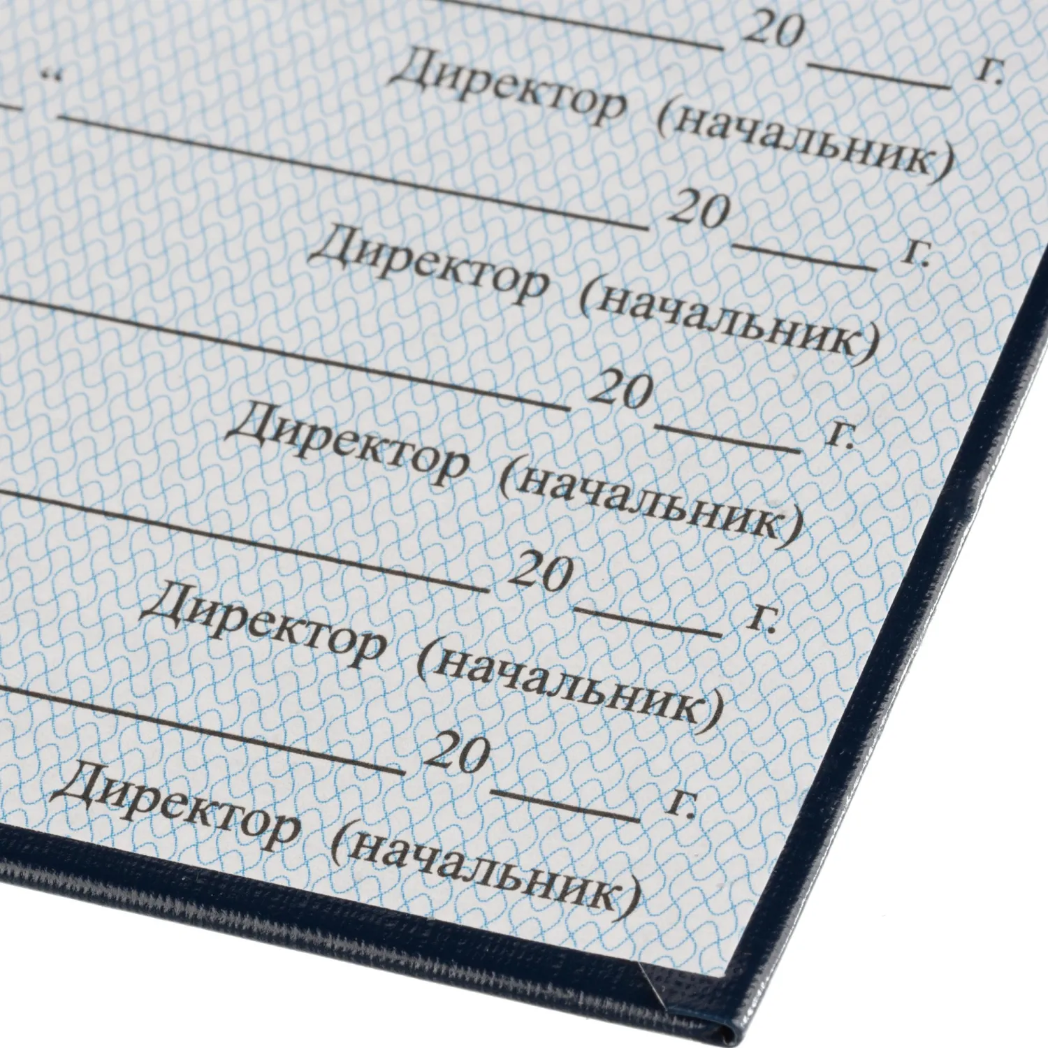 Бланк Билет учащегося 9,5см х 6,5см, твердая обложка, бумвинил, синий - фото 3