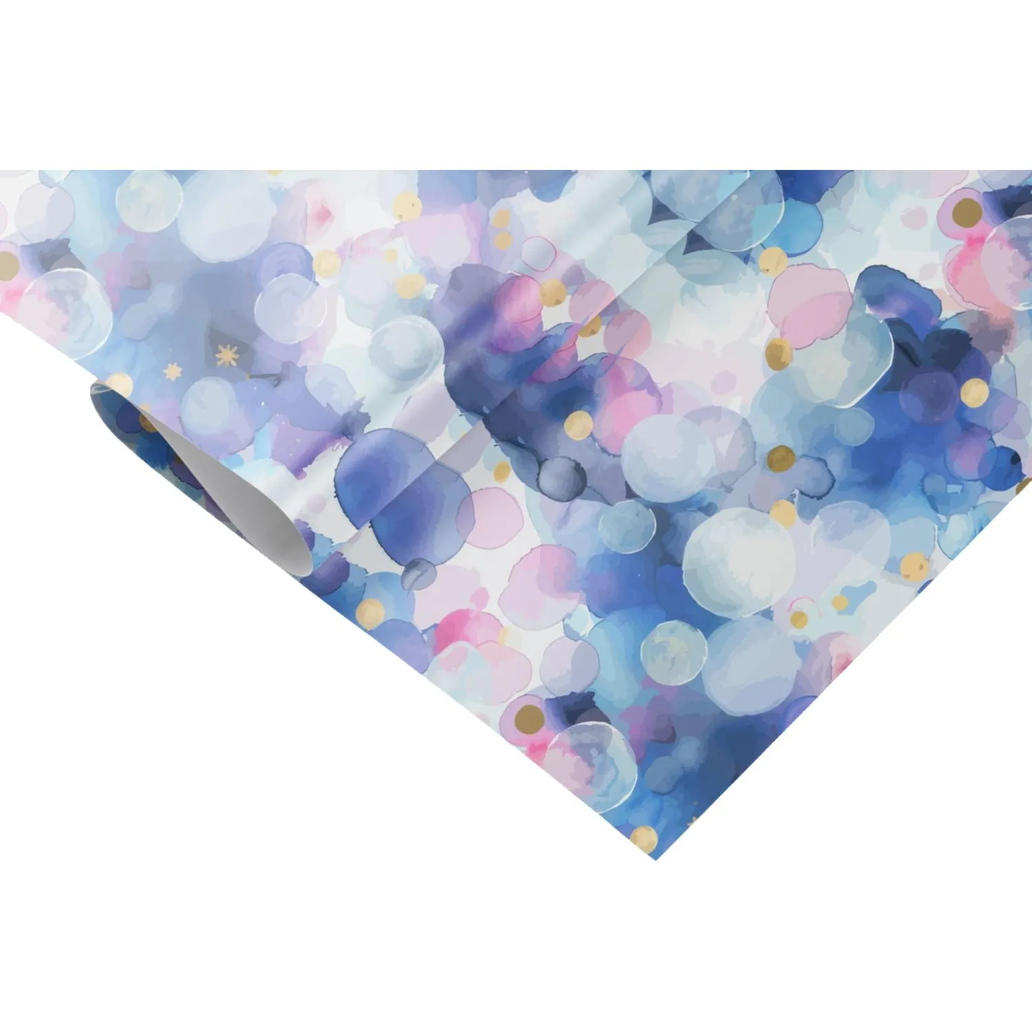 Бумага упаковочная Акварельные пузырьки(70x100см,10л)Собств.разраб.УБ-6802 - фото 3