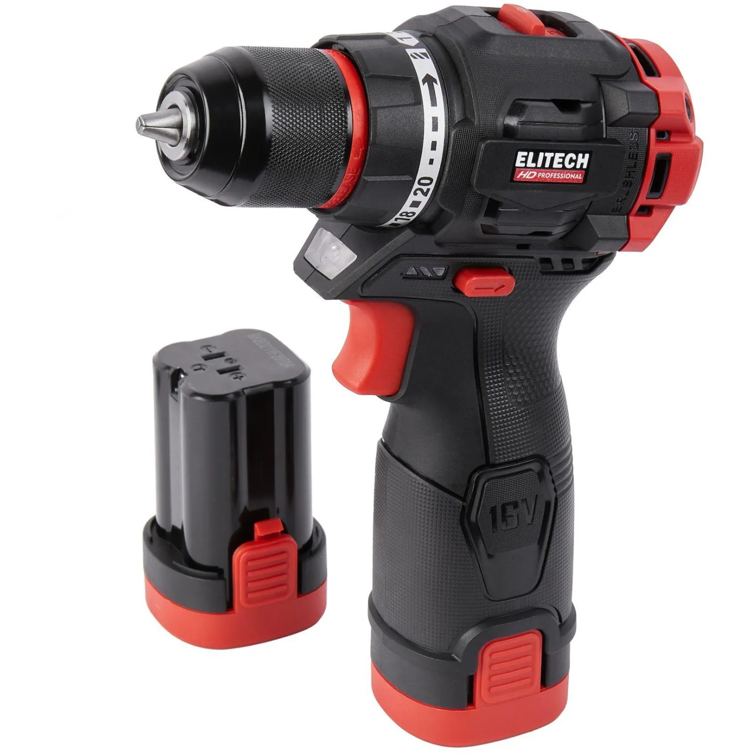 Дрель-шуруповерт ELITECH HD CD 16L2 (E2201.039.01) - фото 6