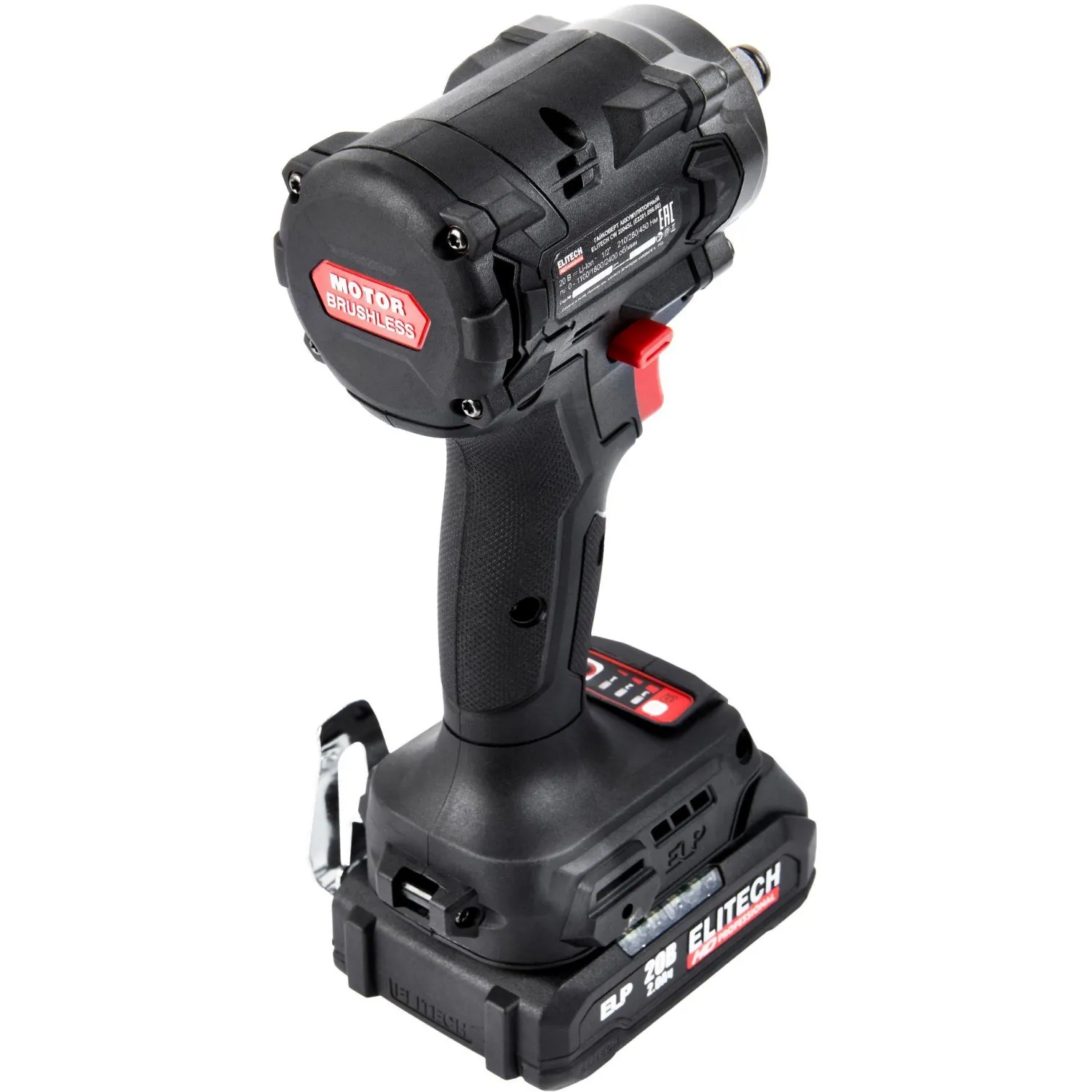 Гайковерт аккумуляторный ELITECH HD CW 2004SL (E2201.056.01) - фото 5