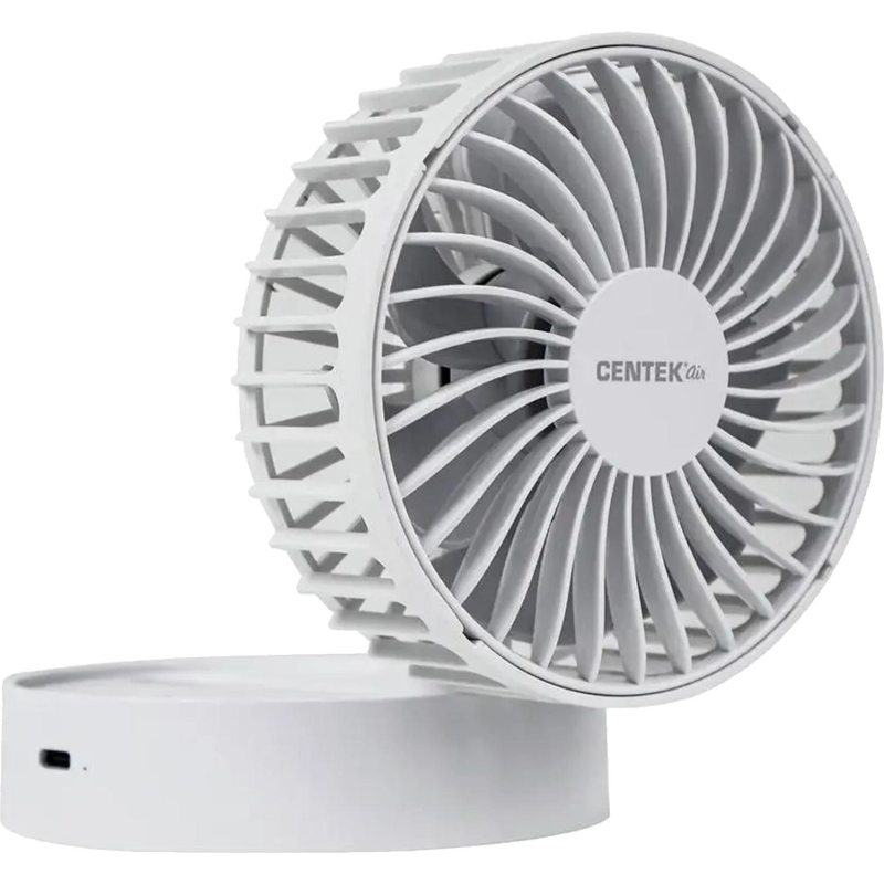 Вентилятор Centek CT-5044,настольный,Аккумулятор 1800мАч/ 4Вт/ 3скор - фото 4