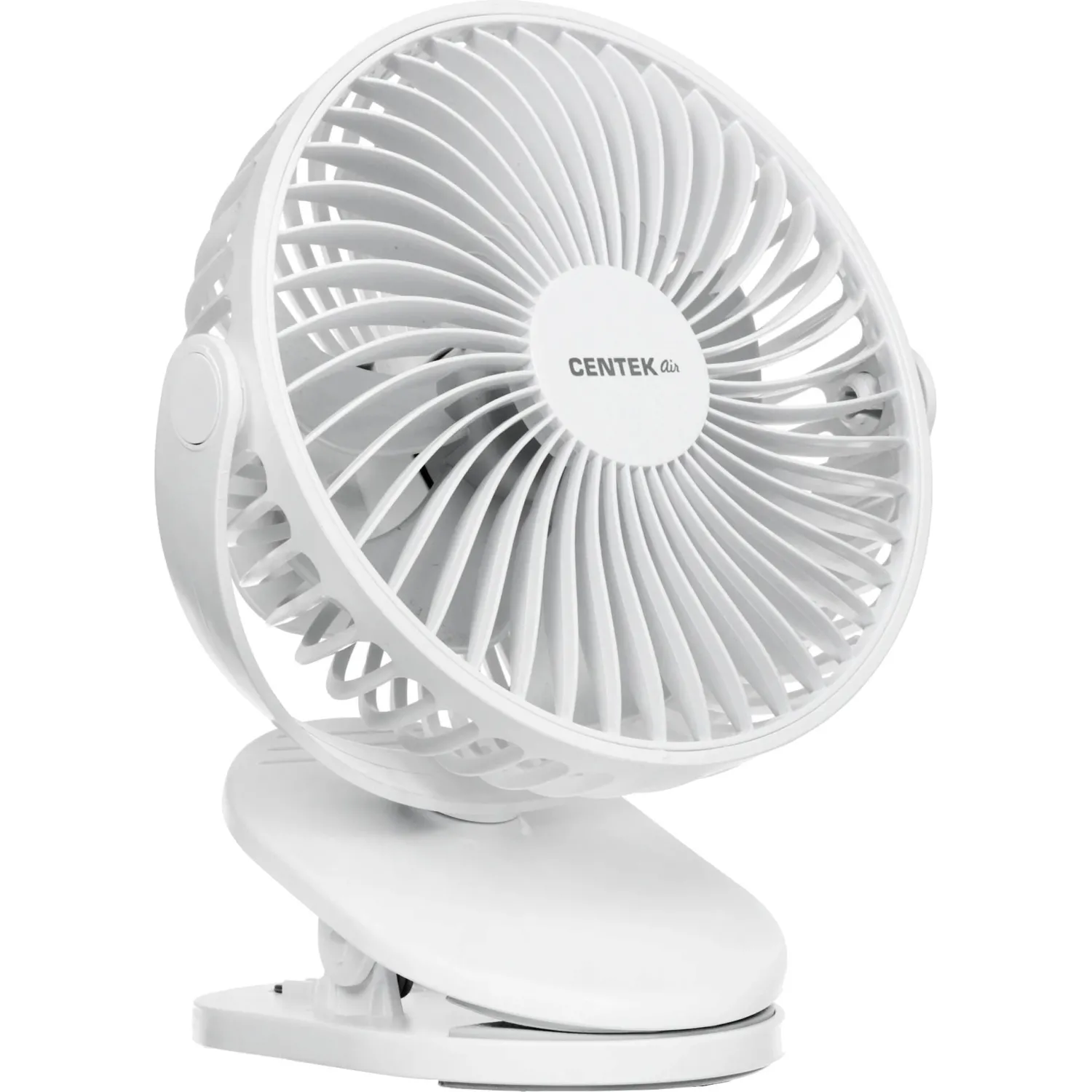 Вентилятор Centek CT-5045,настольный,аккум.1800мАч/5Вт/ 4ск/Клипса/Таймер8ч - фото 2