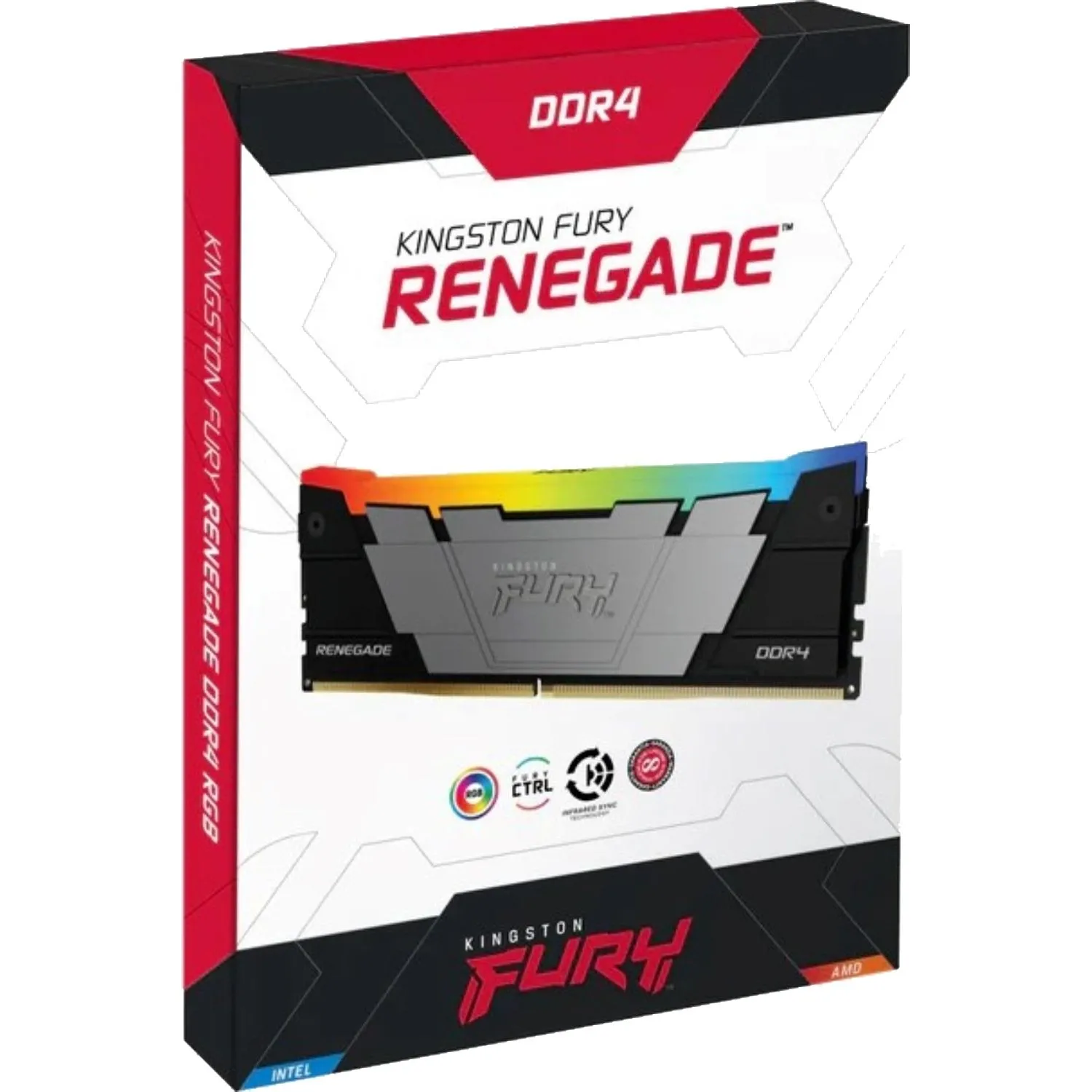 Модуль памяти Kingston FURY Renegade DDR4 DIMM 8GB 3600Мгц(KF436C16RB2A/8) - фото 4