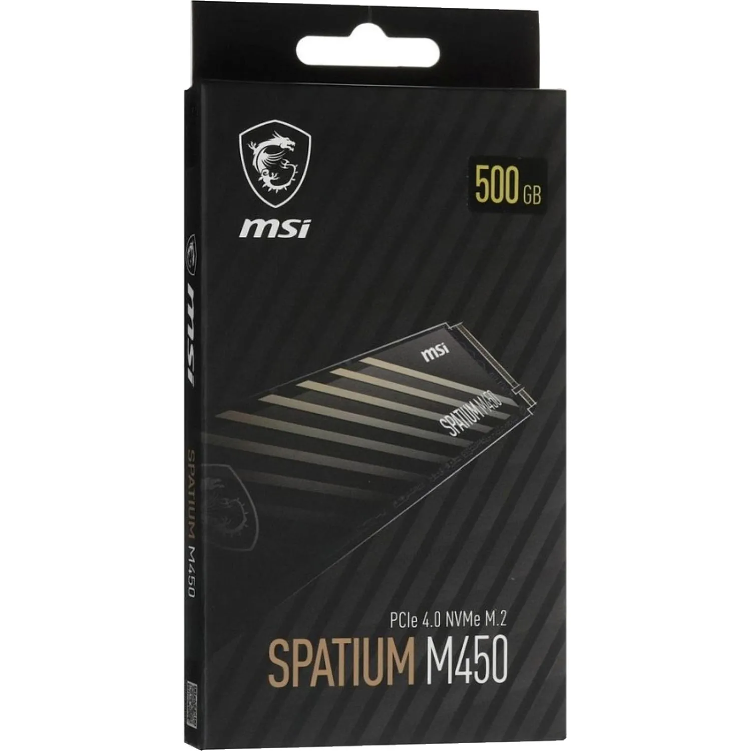 SSD накопитель MSI SPATIUM M450 500GB V1 M.2 PCIE4.0x4(S78-440K380-P83) - фото 3