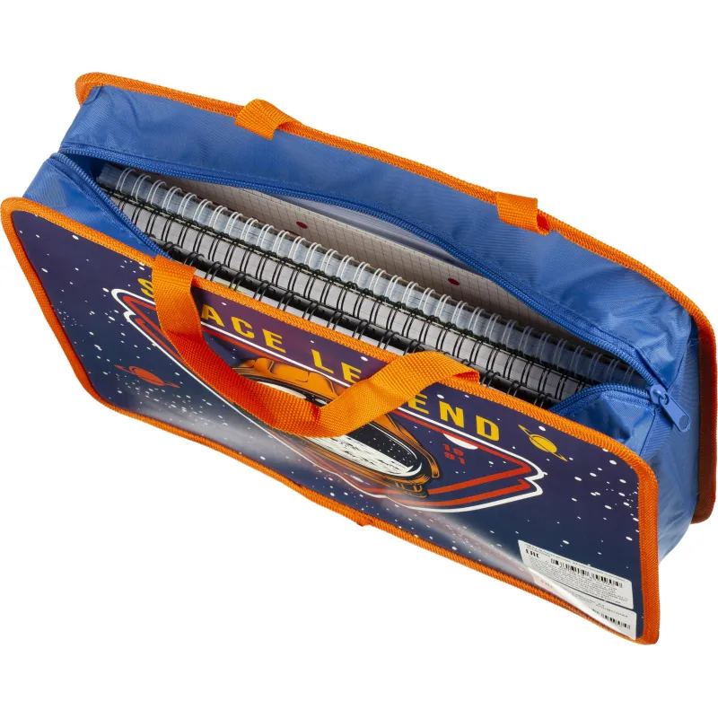 Папка детская  А4 пластиковая, с ручками ПМ-А4-26, КОСМОЗНАК - фото 4