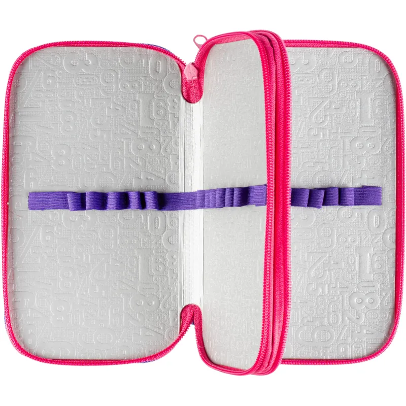 Пенал двухсекционный большой тканевый торец ПО-090, МИЛАЯ БЛОНДИНКА 2025 - фото 6