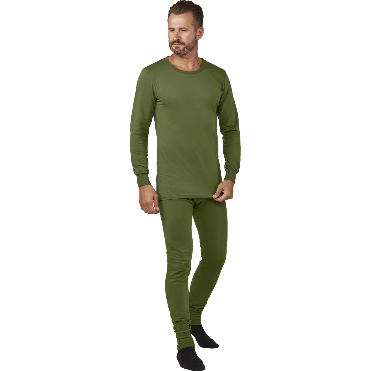 Белье нательное трикотаж летнее цв.олива (р. 44-46)р.158-164 - фото 6