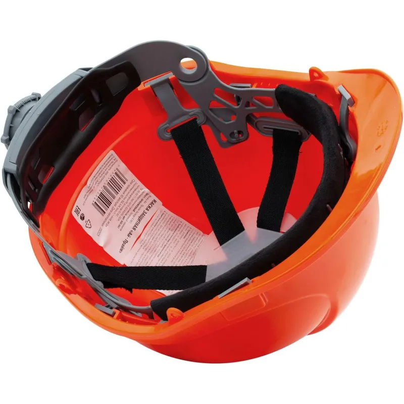 Каска защитная Ай-Прайм Эксперт (оранжевая) КАС(061) 2РП - фото 2