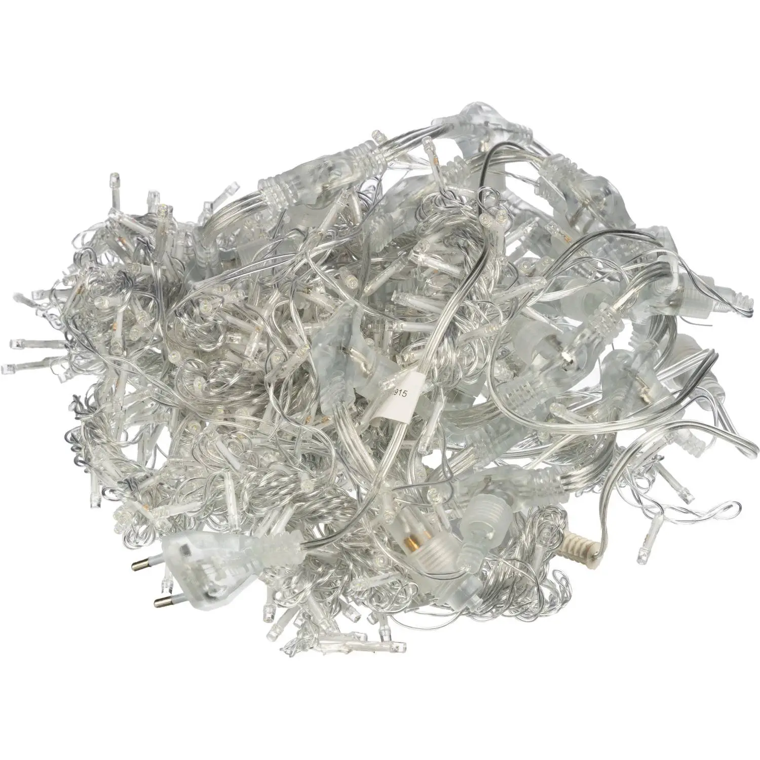 Электрогирлянда Дождь 2x3 м 600LED мерц. IP44 отсоед. нити, хол.бел.HD-YW03 - фото 2