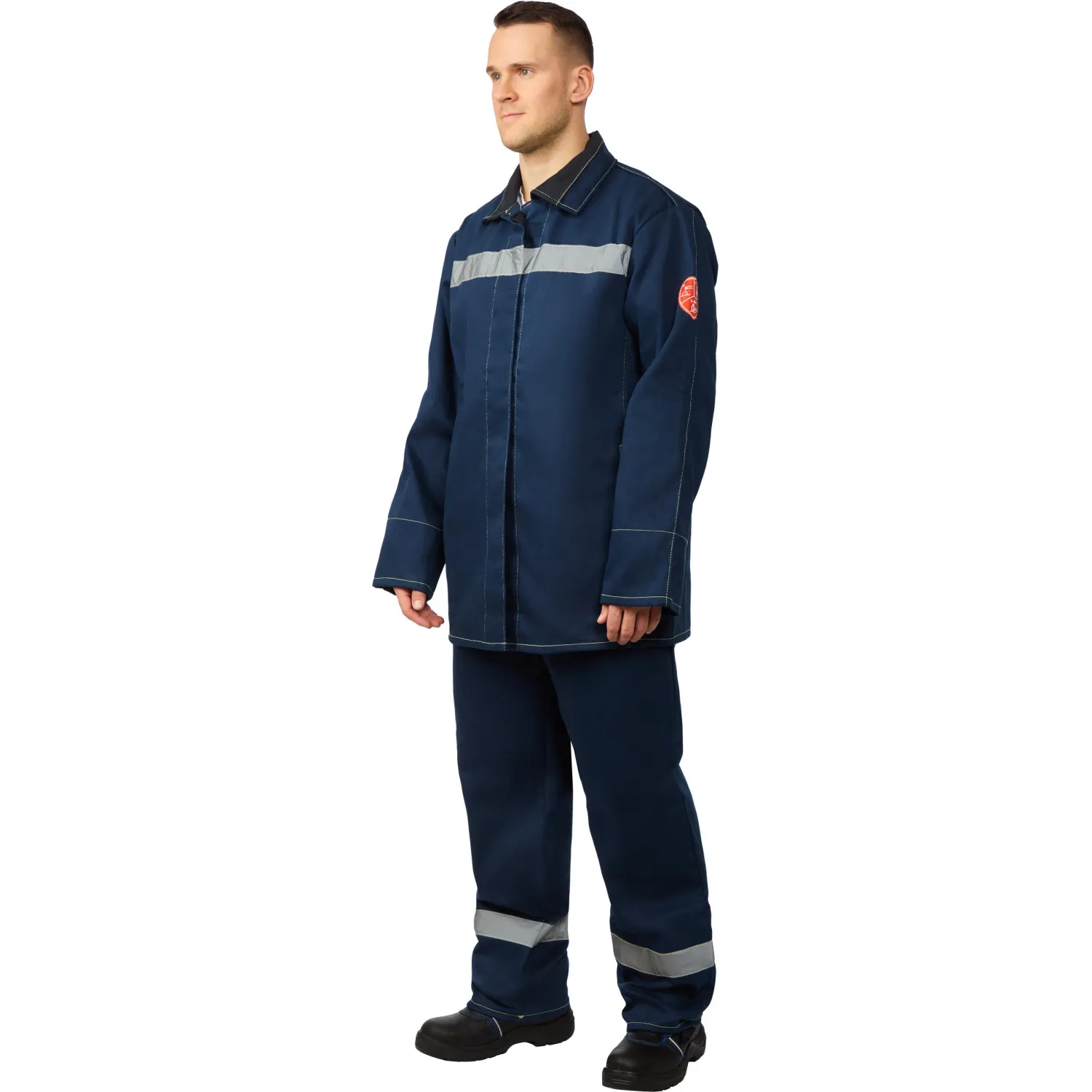 Костюм сварщика усиленый 100% х/б 450 г/м2 (модель КСТ06) (р.64-66) 182-188 - фото 6