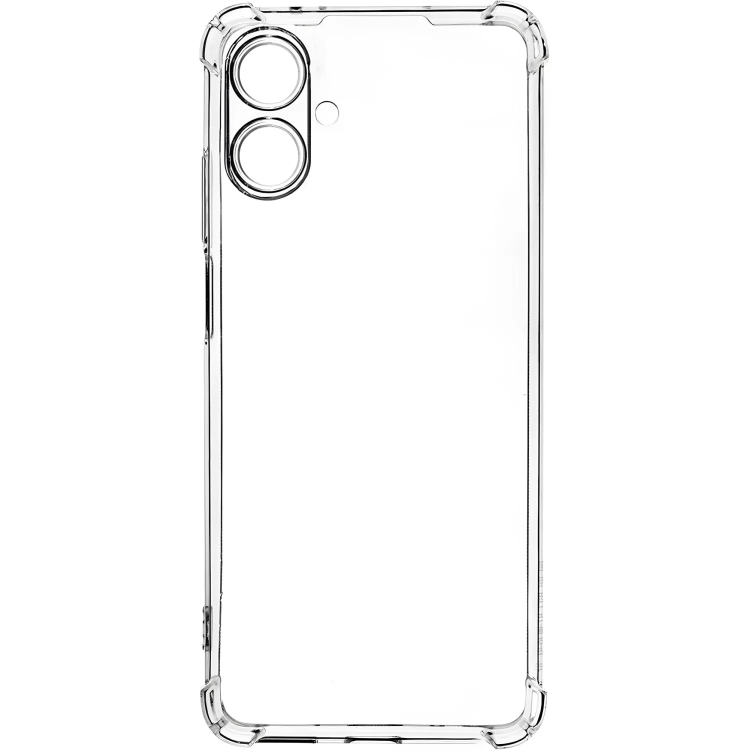 Чехол накладка PERO силикон для Samsung A07 прозрачный усиленный - фото 1