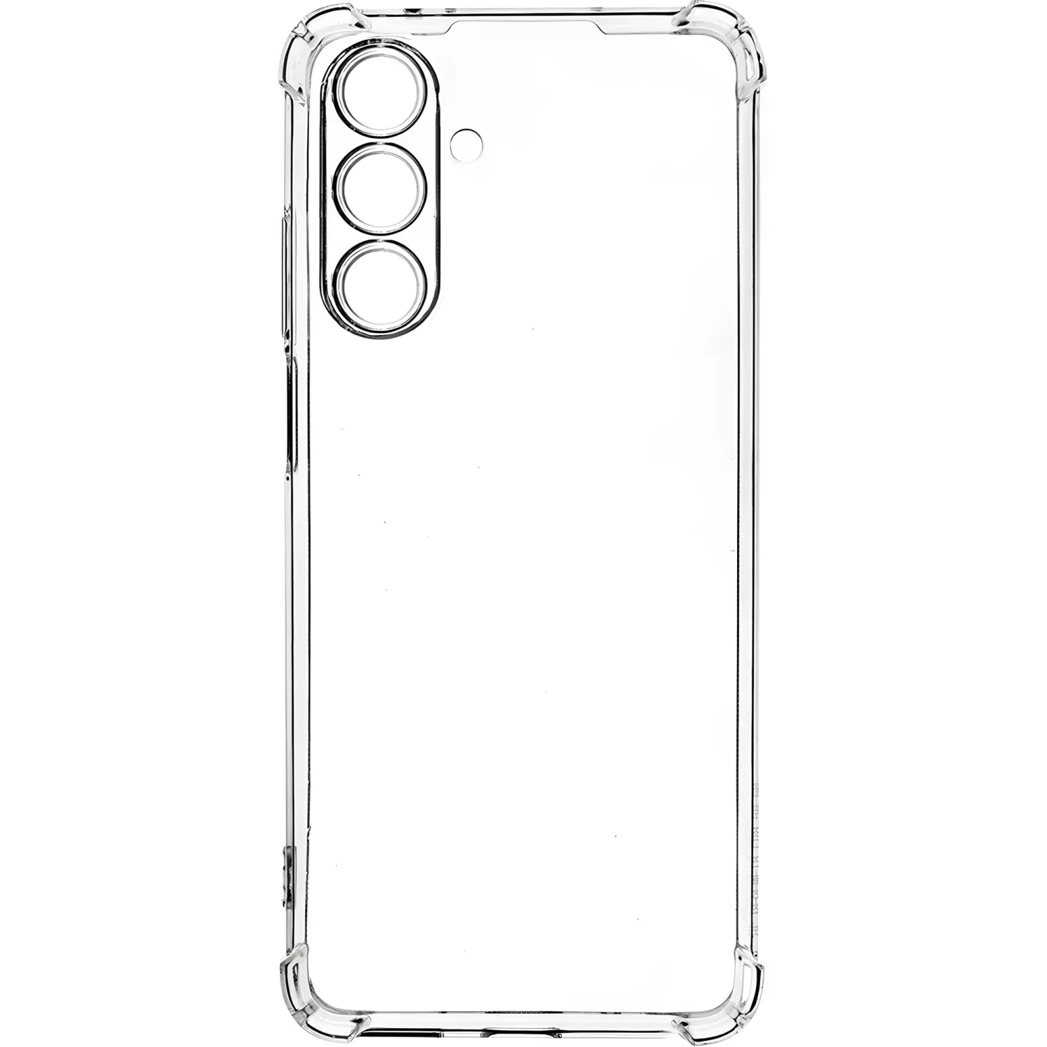 Чехол накладка PERO силикон для Samsung A17 прозрачный усиленный - фото 1