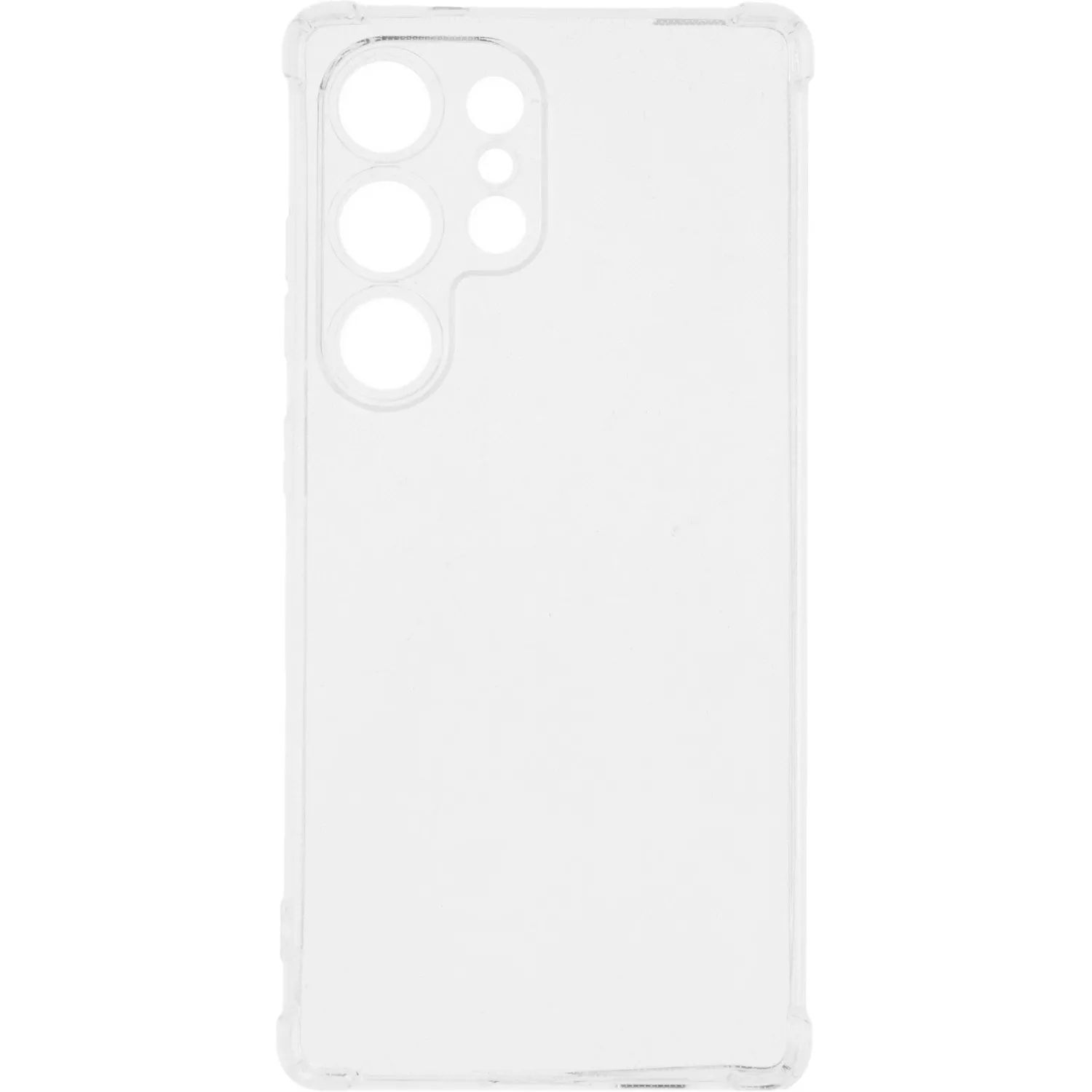 Чехол накладка PERO силикон для Samsung S25 Ultra прозрачный усиленный - фото 1