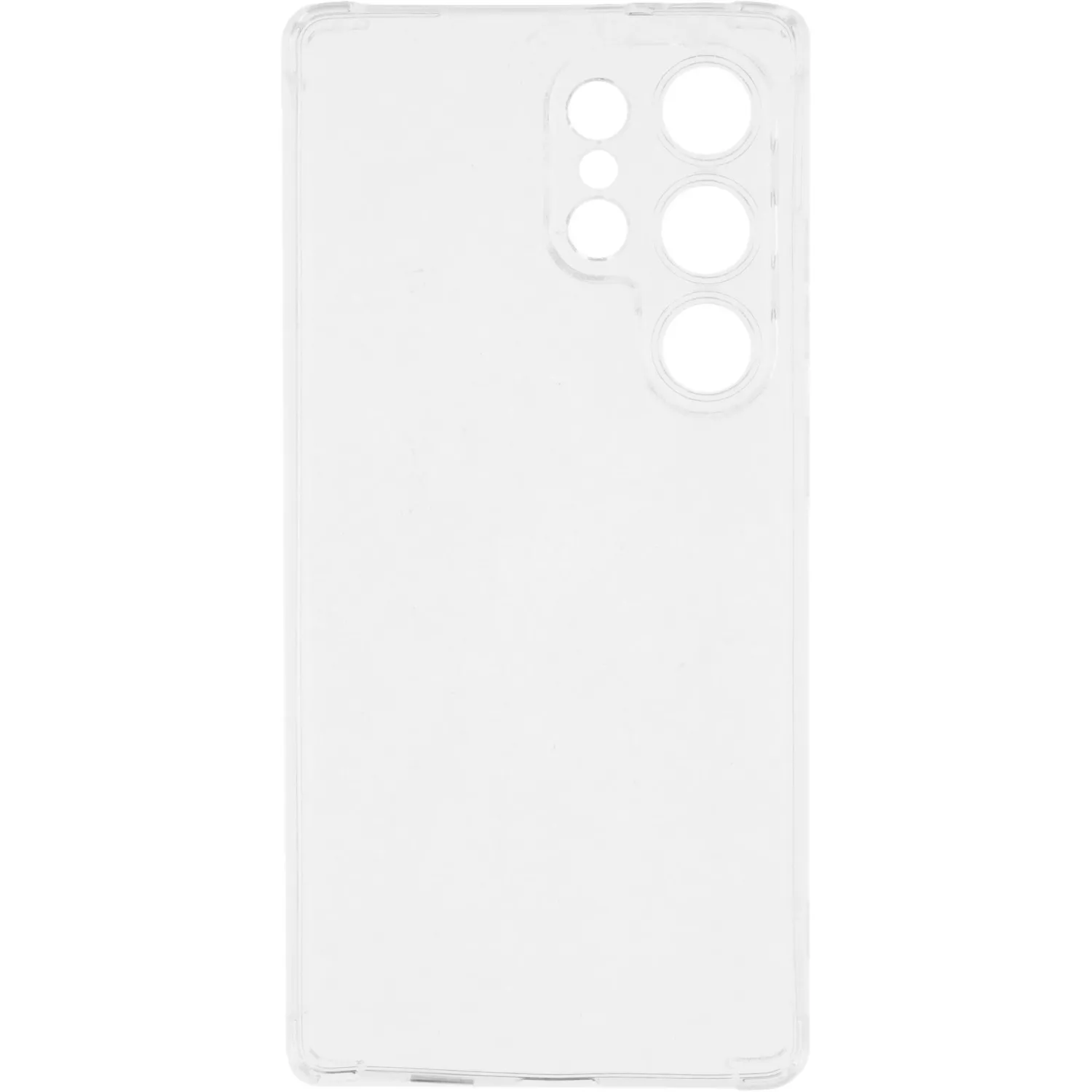Чехол накладка PERO силикон для Samsung S25 Ultra прозрачный усиленный - фото 2