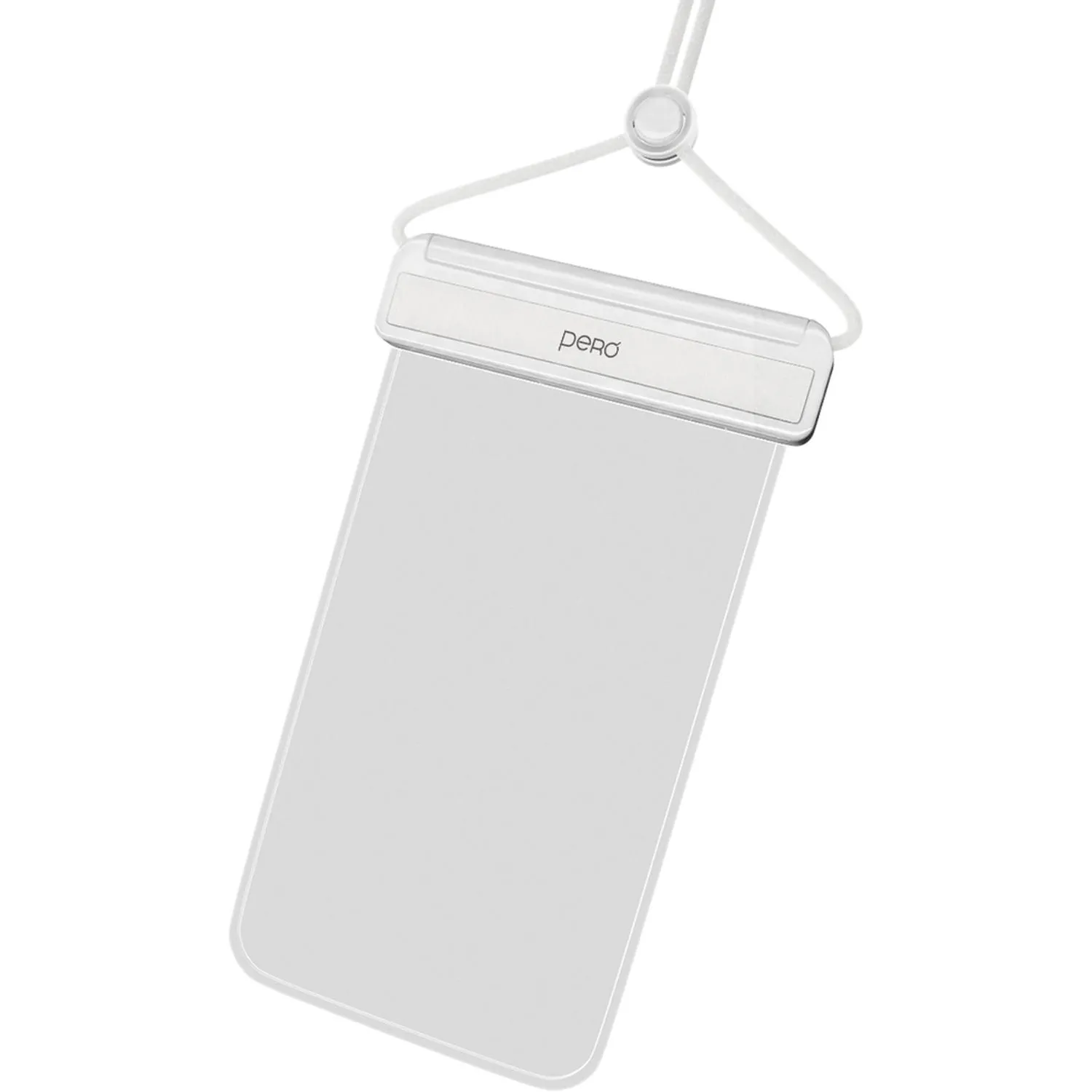 Чехол PERO влагозащитный для смартфона SB04 WATERPROOF BAG белый - фото 4