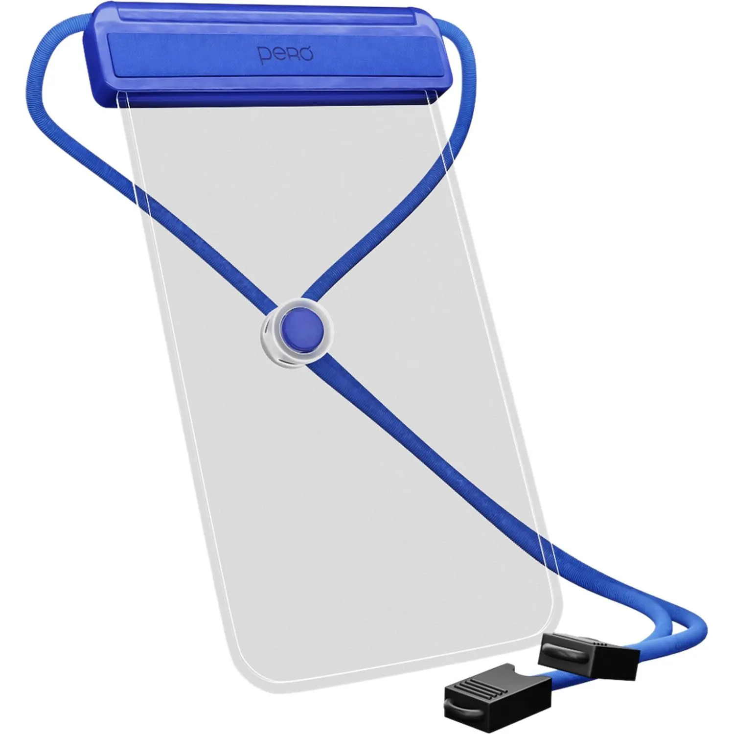 Чехол PERO влагозащитный для смартфона SB04 WATERPROOF BAG синий - фото 3
