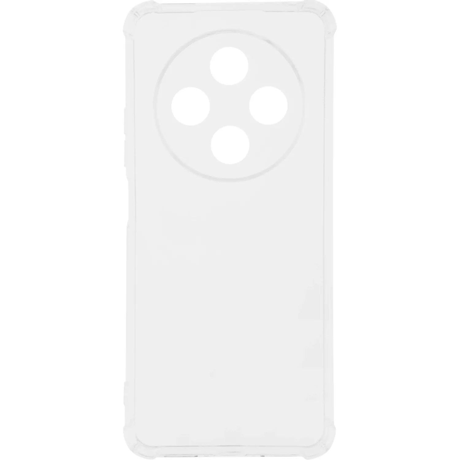 Чехол накладка PERO силикон для Xiaomi Poco C75 прозрачный усиленный - фото 1