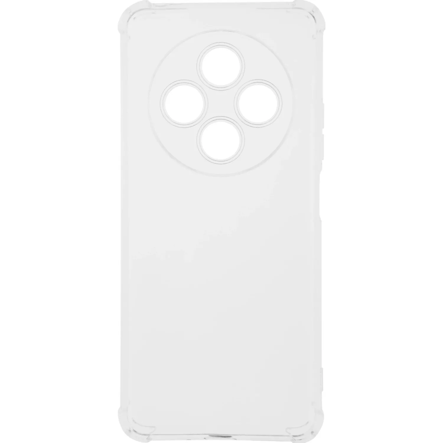 Чехол накладка PERO силикон для Xiaomi Poco C75 прозрачный усиленный - фото 2