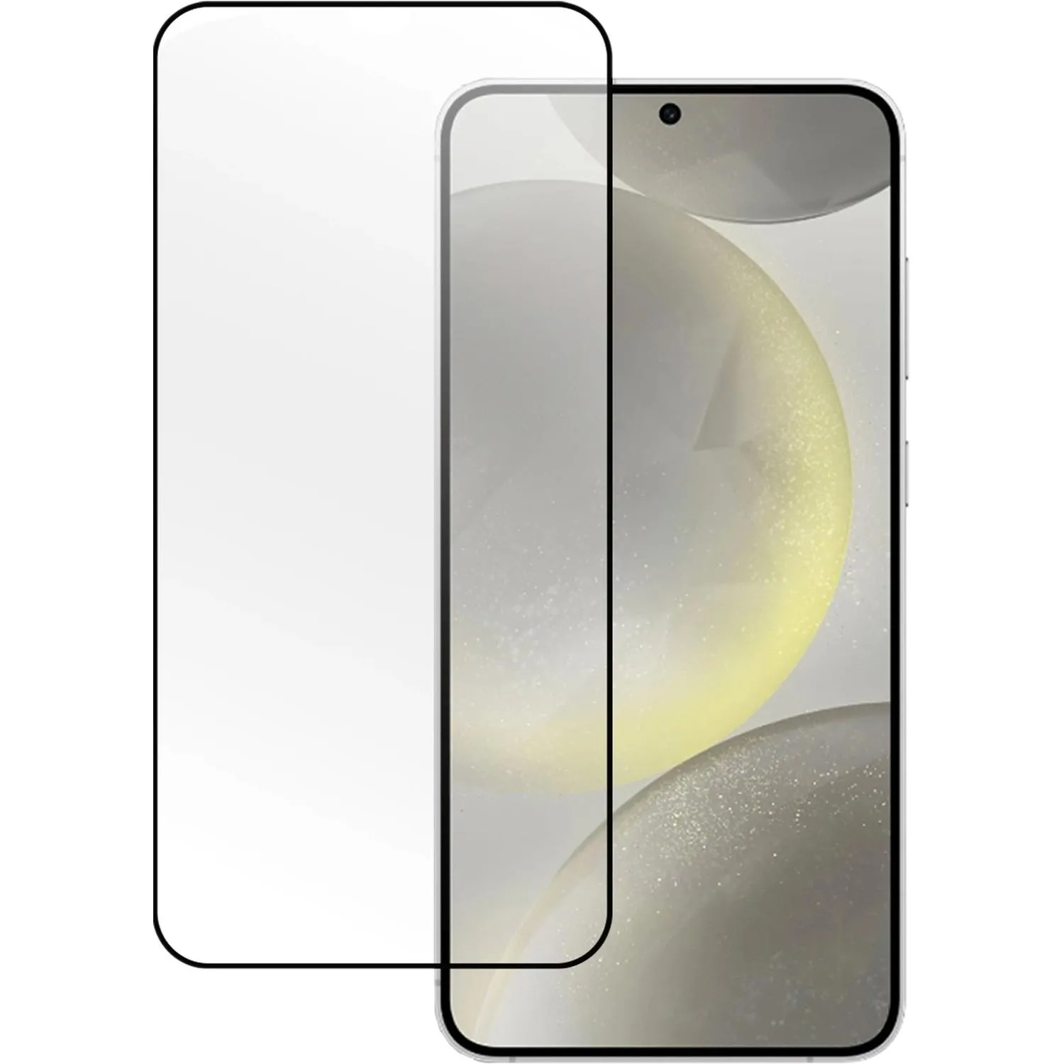 Защитное стекло PERO Full Glue для Samsung S25 PLUS, черное - фото 2