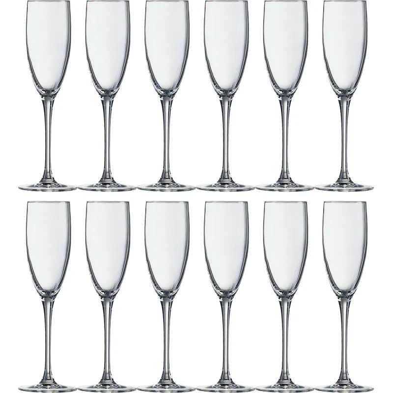 Бокал -флюте 170 мл. d=50 мм. h=210 мм. Эталон, 12шт/уп, 47301 - фото 1