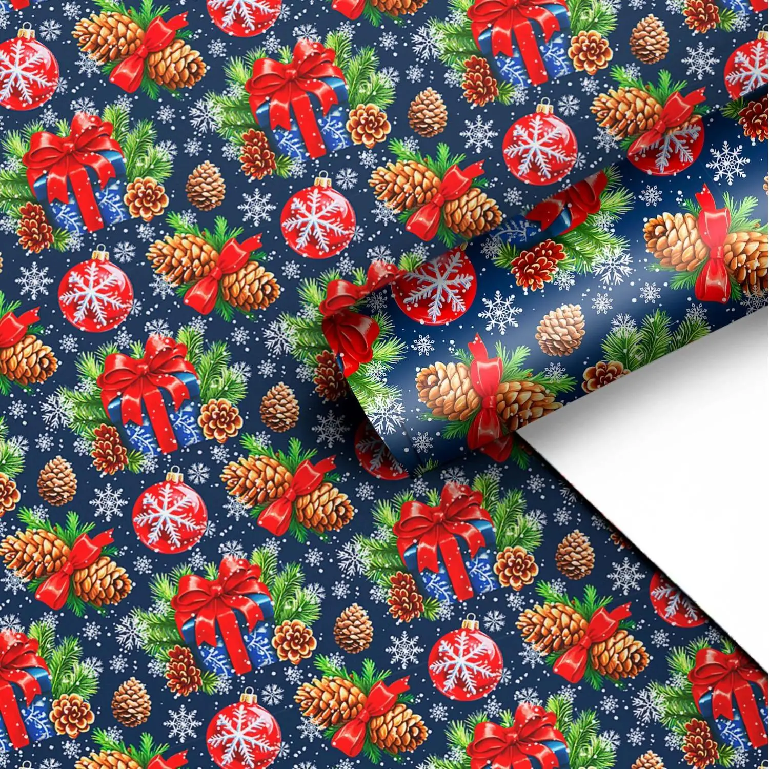 Бумага упаковочная для сувен. продукции с рисунком, 80г/м2 100х70 арт.95240 - фото 2