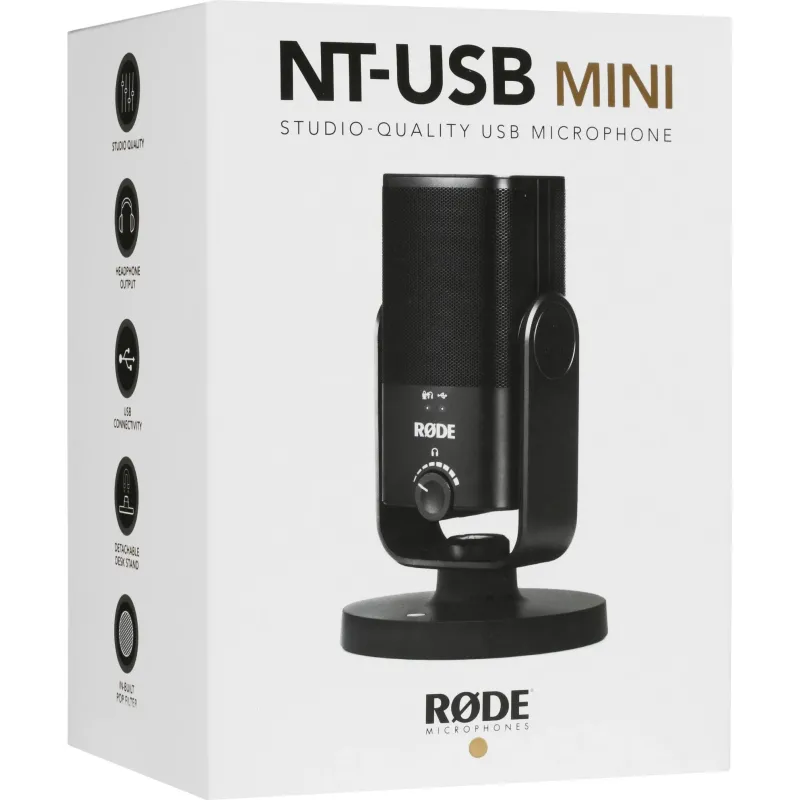 Микрофон Rode NT-USB Mini, конденс, кардиоид, USB. совм MacOS 10.12/Win10 - фото 7