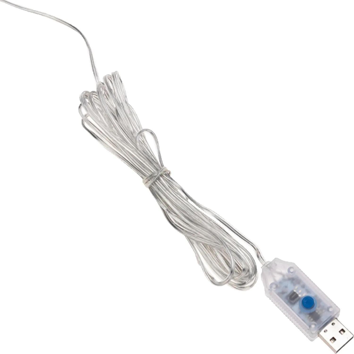 Гирлянда светодиодная ДОЖДЬ ИЗ РОСЫ 3х2м,200LED,бел,IP20,USB+пул.упр315-875 - фото 7
