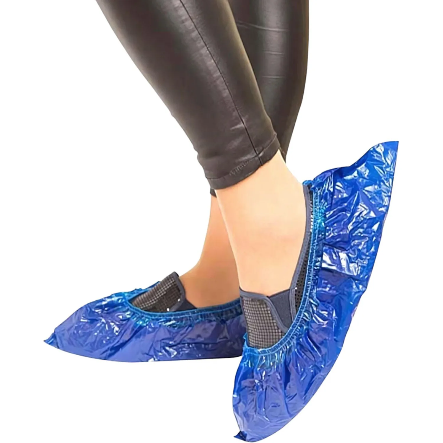 Бахилы н/с, п/э с 2й рез. 10г ПНД2-8/40/2р-С-С 25 пар/уп - фото 3