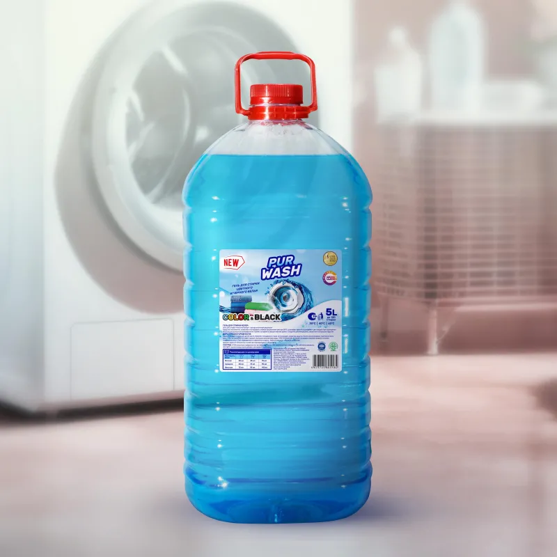 Гель для стирки Цветного и Черного белья PURWASH 5л - фото 3