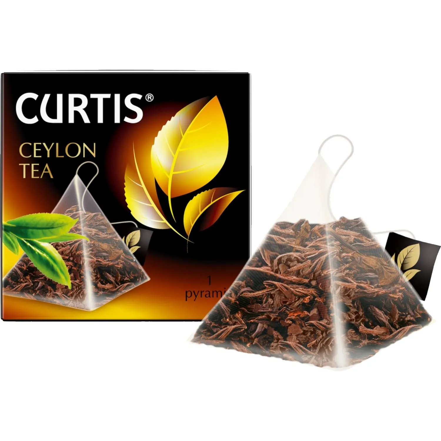 Чай Curtis Ceylon Tea черный среднелистов, 300 пирамидок/уп, в гофрокоробе - фото 5