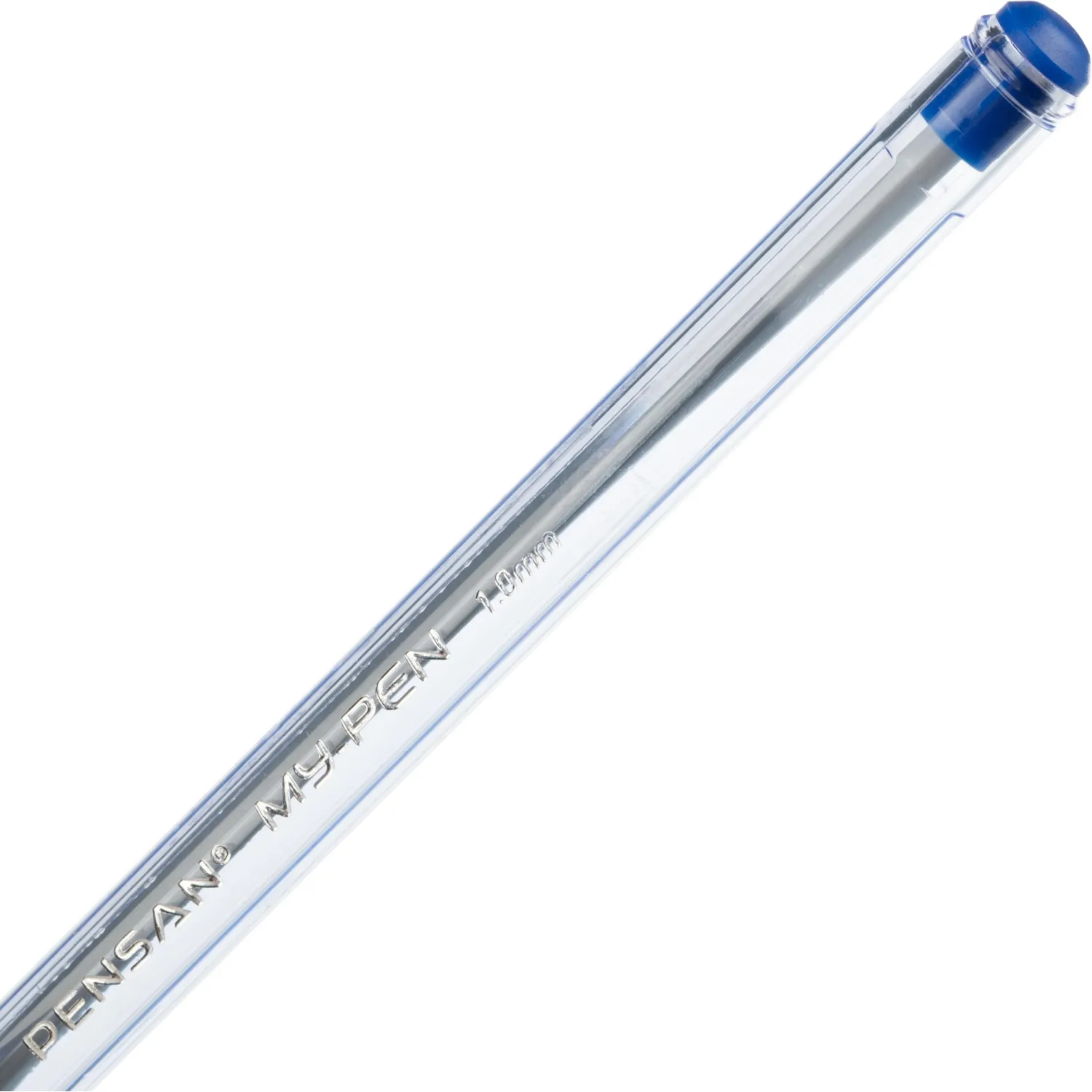 Ручка шариковая MY-PEN 1,0мм круглый корпус, цвет чернил синий - фото 4