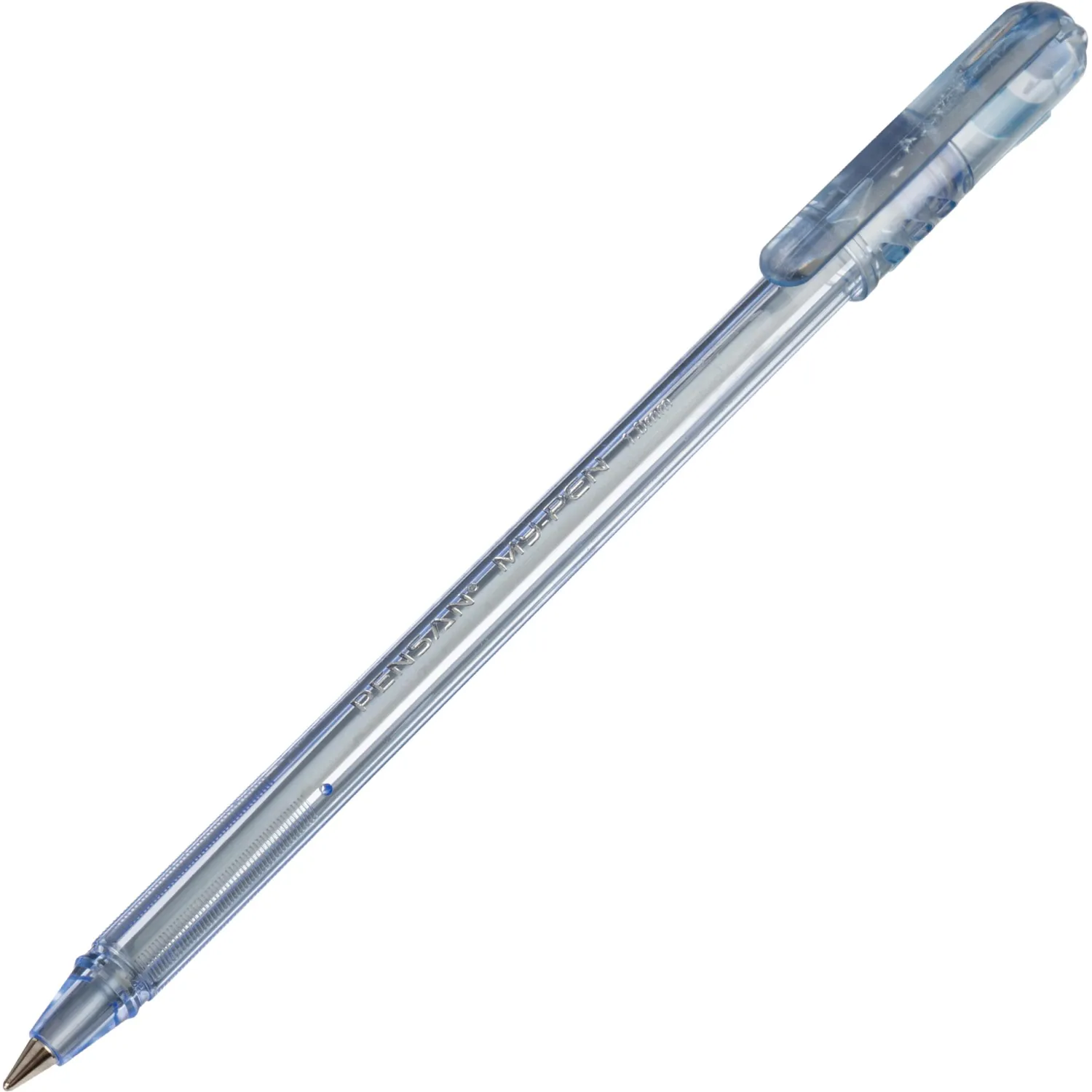 Ручка шариковая MY-PEN 1,0мм круглый корпус, цвет чернил синий - фото 5