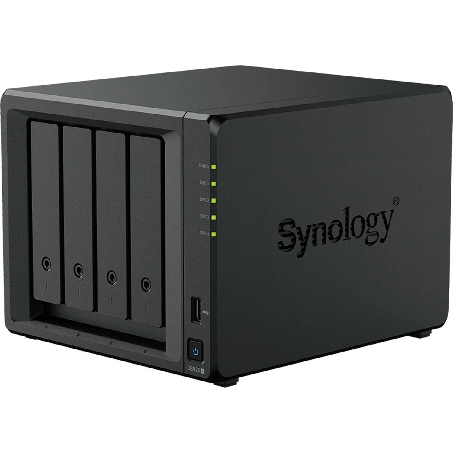 Сетевое хранилище Synology DS925+ 4x2.5/3.5 SATA/Ryzen V1500B//4GB DDR4 - фото 1