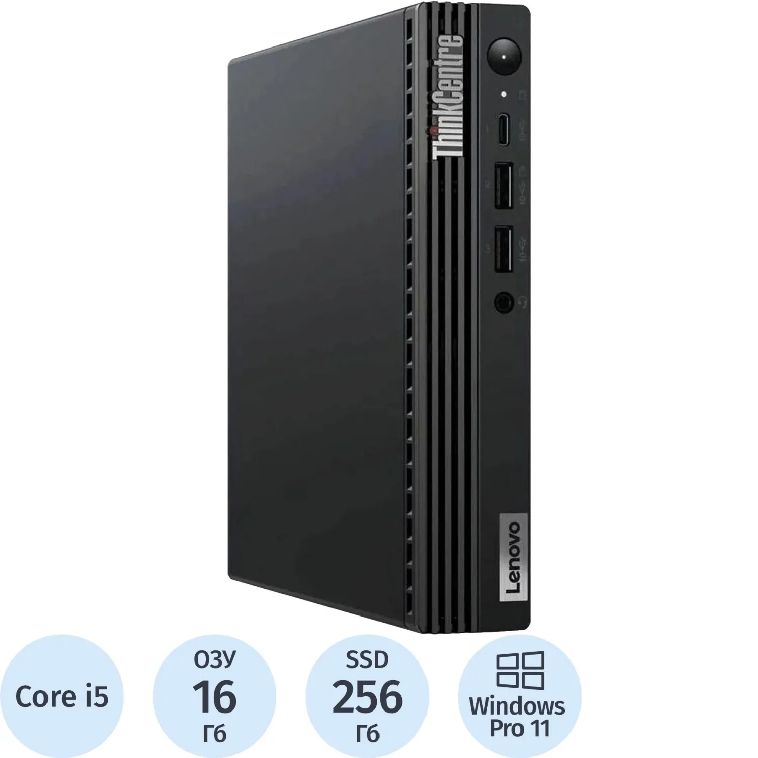 Неттоп Lenovo ThinkCentre M80q Gen 4 Core i5 13500T (12EAS01800) - фото 1