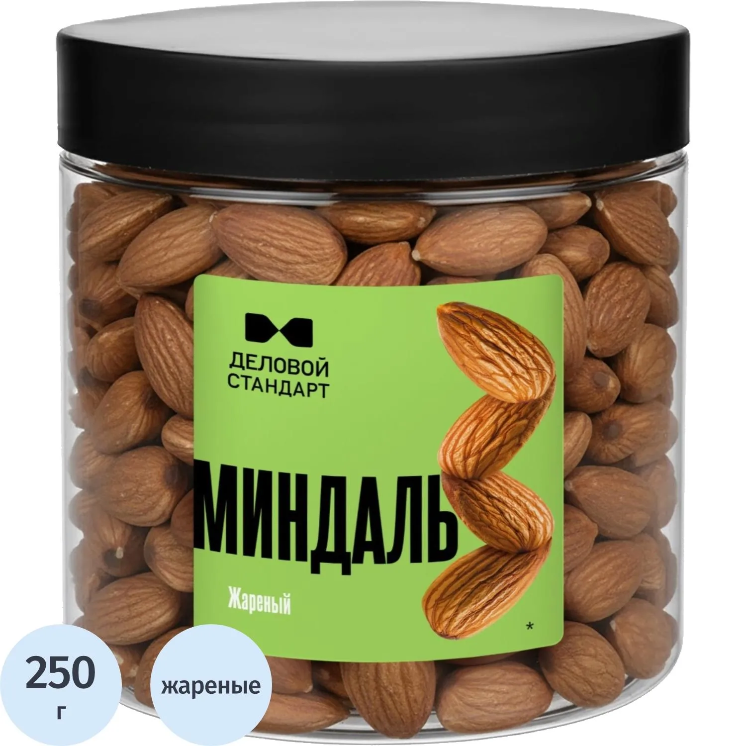 Миндаль Деловой Стандарт жареный в банке, 250 г - фото 1