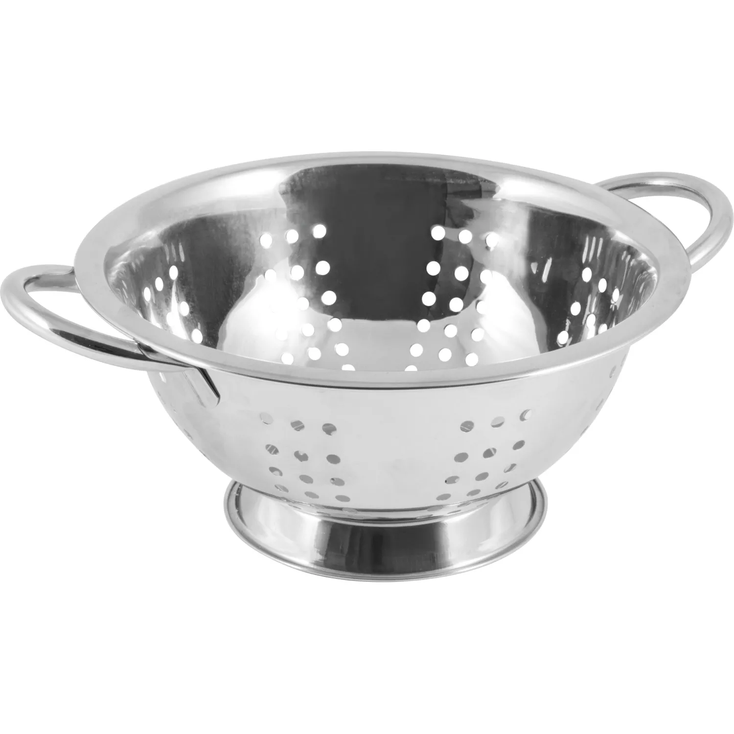 Дуршлаг из нерж стали с двумя боковыми ручками Napoletano, диаметр 22 см - фото 1