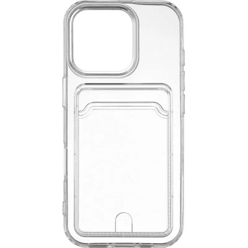 Чехол Rocket Clear Plus отд.дл.карты,iPhone16 Pro,прозр(RCS633TT63PCP-I24) - фото 1