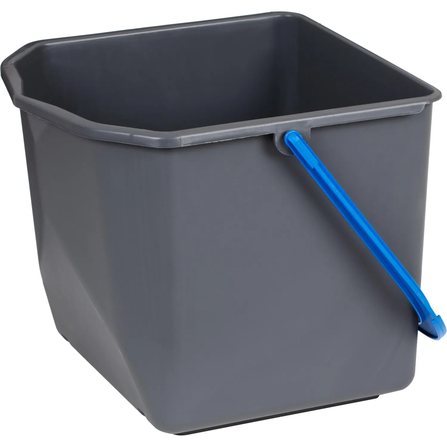 Ведро с синей рукояткой 25л_B-25 - фото 1