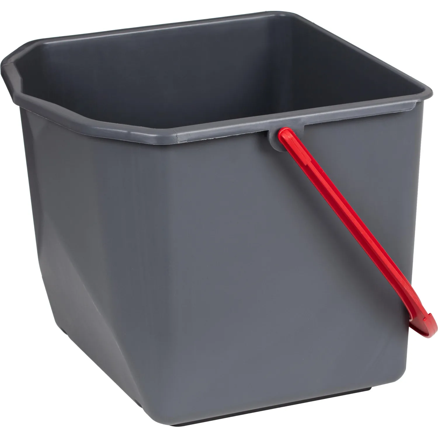 Ведро с красной рукояткой 25л_B-25R - фото 1