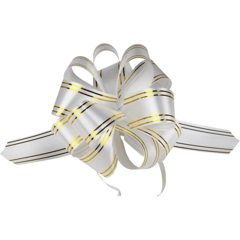 Бант - шар Золотое сечение, 3 см, белый БЛ-6483 - фото 1