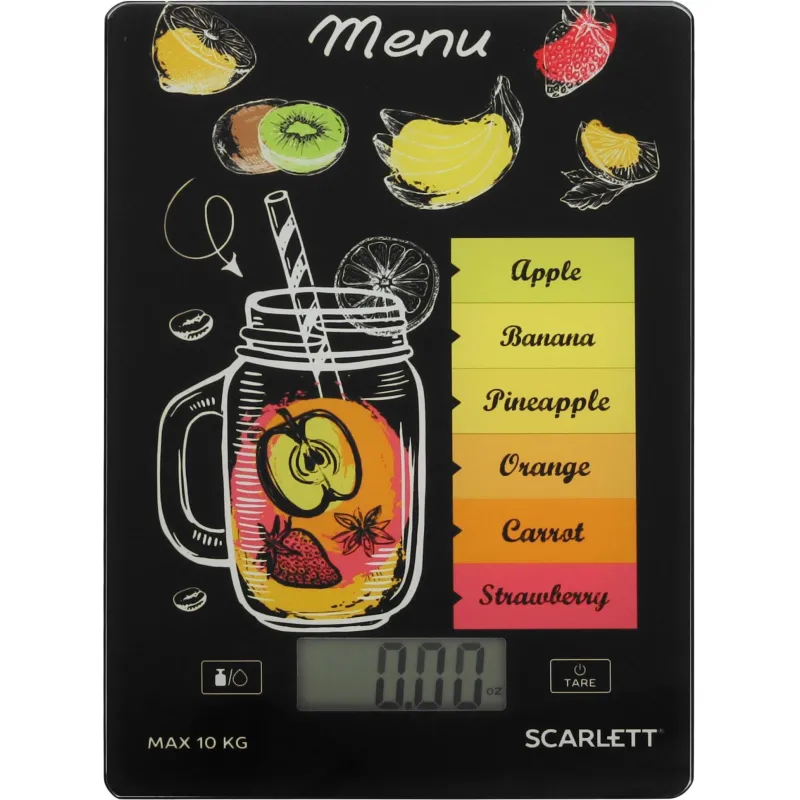Весы Scarlett SC-KS57P77,настольные, 10 кг, смузи - фото 1